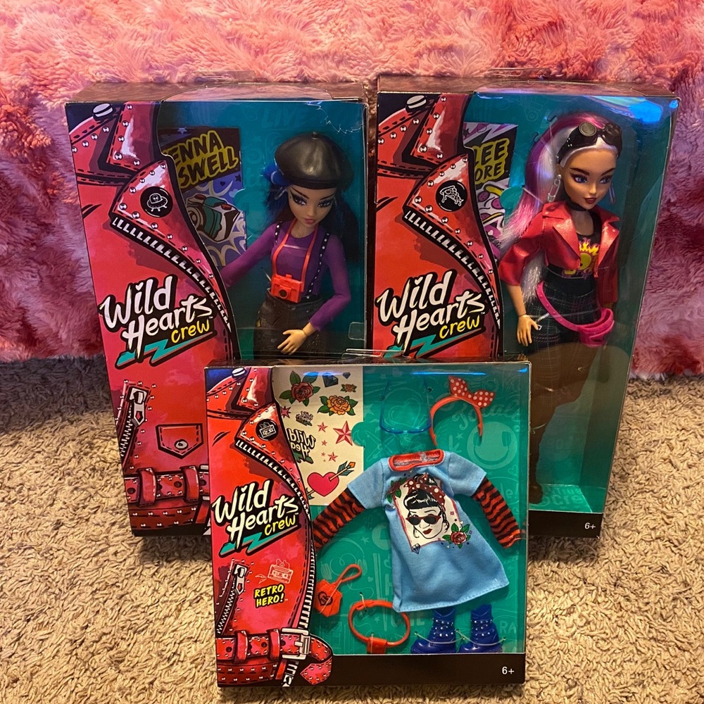 Wild hearts crew doll bundle